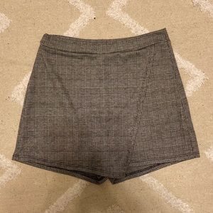 Plaid skort